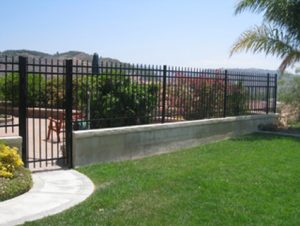 Steel Fence in CA